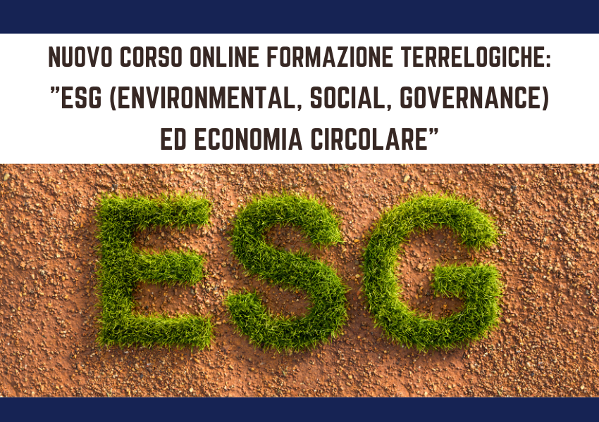 Nuovo corso online ESG ed Economia Circolare